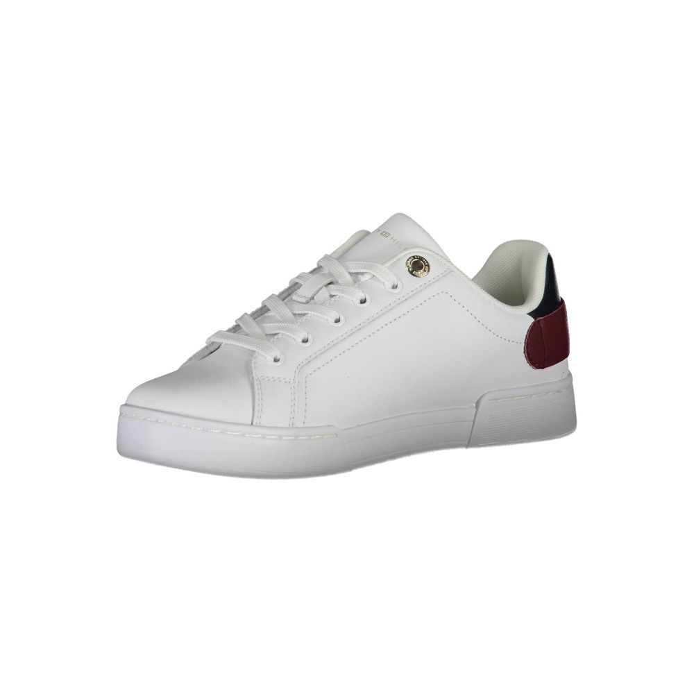 Tommy Hilfiger White Polyethylene Women Sneaker - SMARTMARTNZ