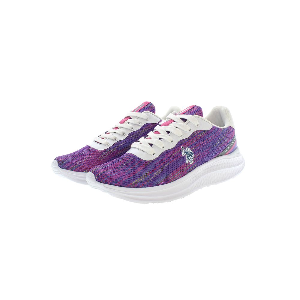 U.S. POLO ASSN. Purple Polyester Women Sneaker - SMARTMARTNZ