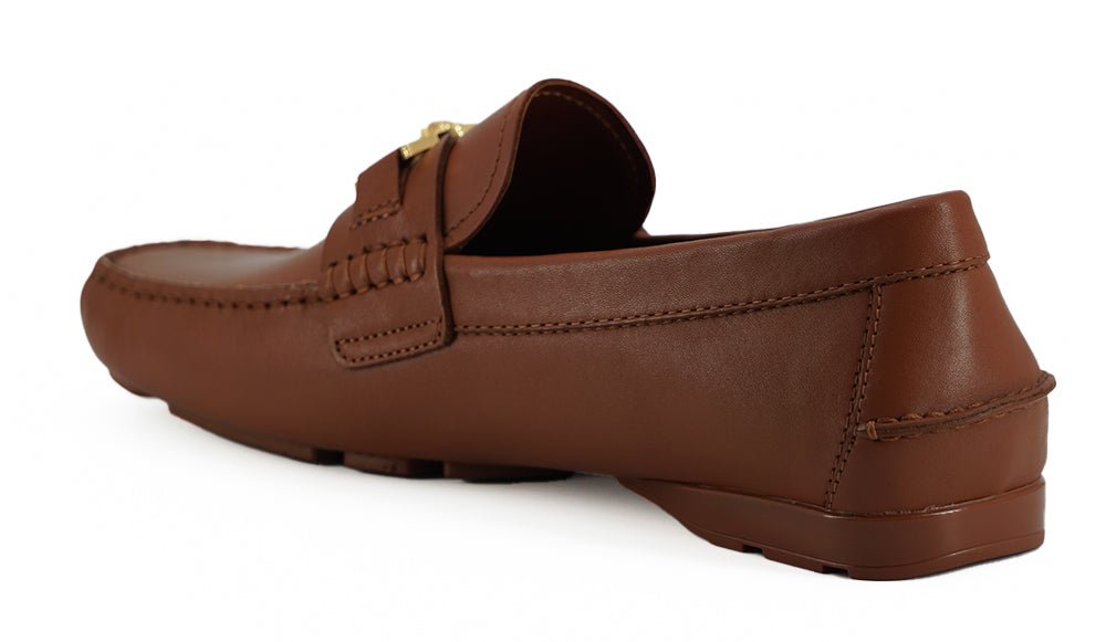 Versace Elegant Medusa - Embossed Leather Loafers - SMARTMARTNZ