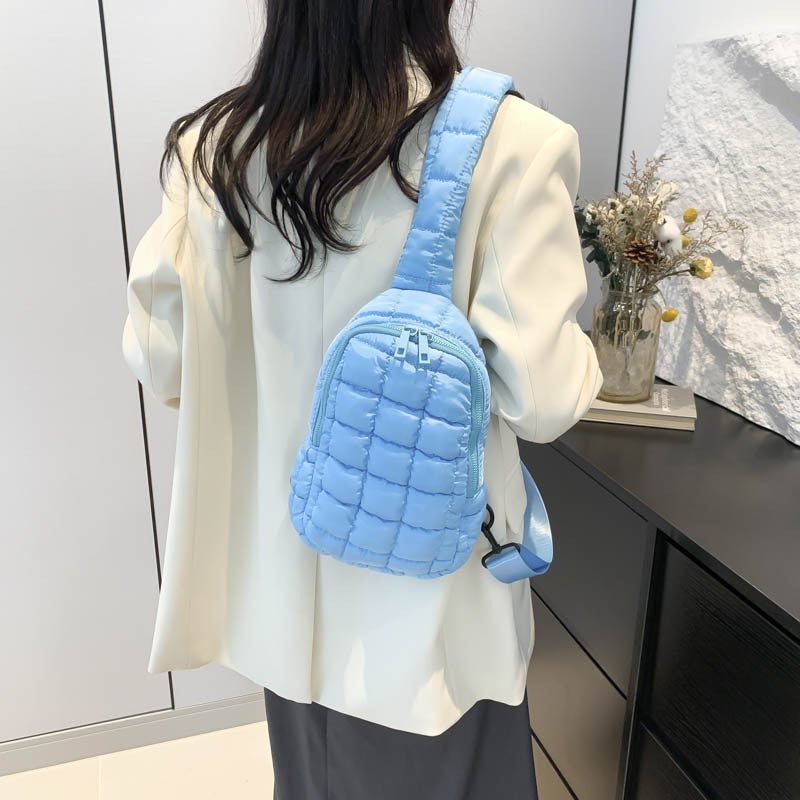 “Women’s Cloud Chest Bag – Puffy & Trendy” - SMARTMARTNZ