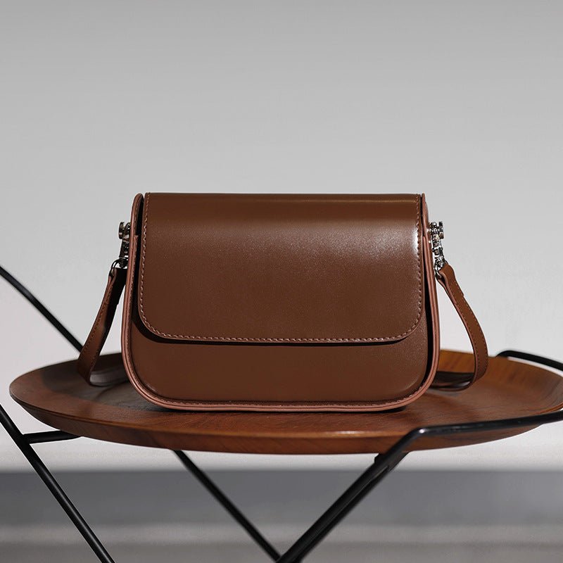 Women’s Handmade Saddle Shoulder Bag – Casual Crossbody Purse - SMARTMARTNZ