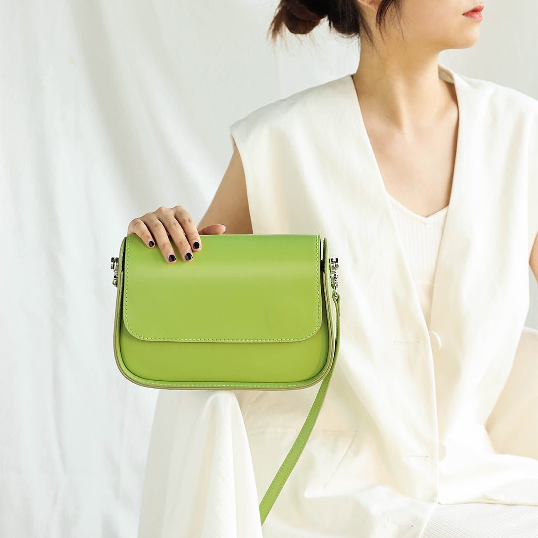 Women’s Handmade Saddle Shoulder Bag – Casual Crossbody Purse - SMARTMARTNZ