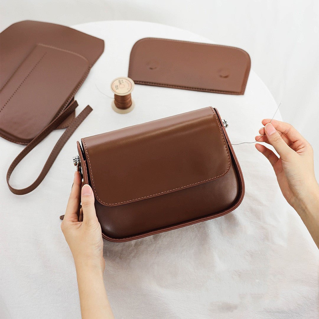 Women’s Handmade Saddle Shoulder Bag – Casual Crossbody Purse - SMARTMARTNZ