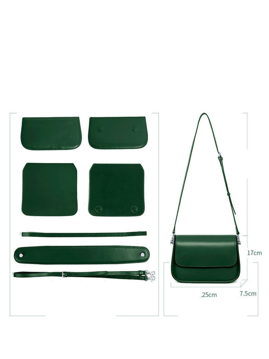 Women’s Handmade Saddle Shoulder Bag – Casual Crossbody Purse - SMARTMARTNZ