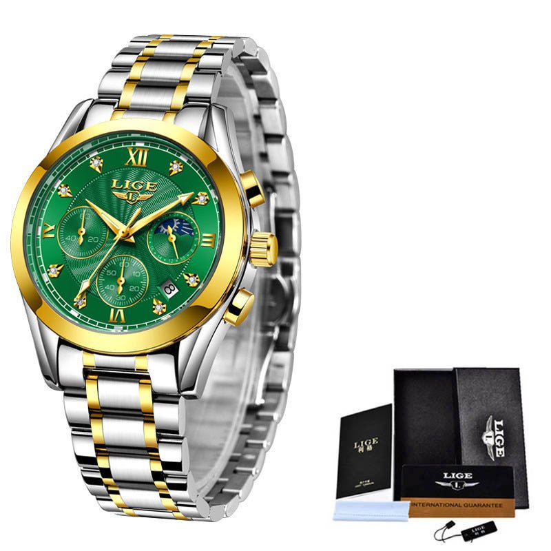 Women’s Stainless Steel Waterproof Watch – Elegant & Durable Timepiece - SMARTMARTNZ