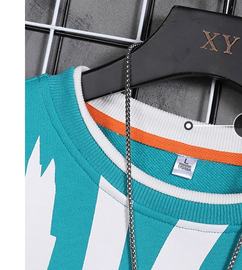 New Hoodie Men's Round Neck Pullover