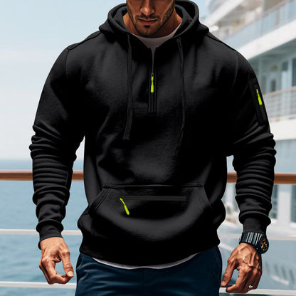 Casual Men’s Sports Cargo Coat – Regular Sleeve