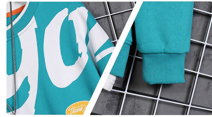 New Hoodie Men's Round Neck Pullover