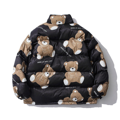 Men’s Thick Warm Cotton-Padded Lazy Wind Coat