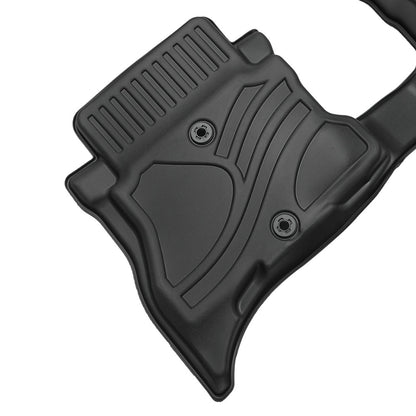 MKR Non-Slip Durable TPE ECO Car Floor Mat Compatible With Jeep Wrangler JL 4xe Not For 2 Door And JL Unlimited Models 2021-2024 3 PCS