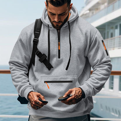 Casual Men’s Sports Cargo Coat – Regular Sleeve