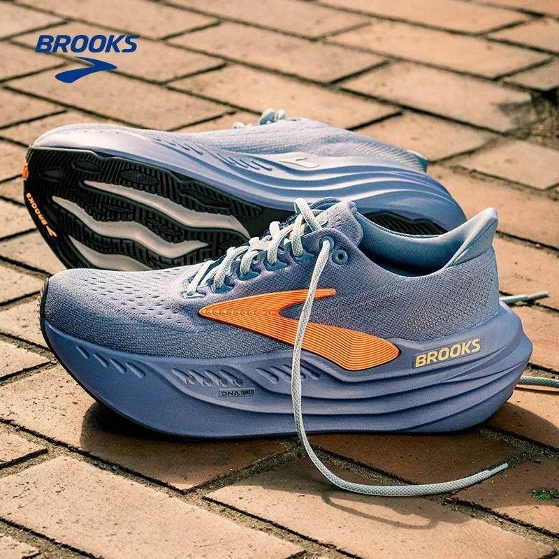 2025 BROOKS Men’s Glycerin Max Sneakers – Breathable Cushioned Training Shoes | Non - Slip, Wear - Resistant Casual Sports Footwear - SMARTMARTNZ