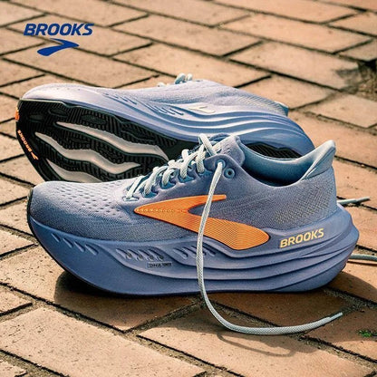 2025 BROOKS Men’s Glycerin Max Sneakers – Breathable Cushioned Training Shoes | Non - Slip, Wear - Resistant Casual Sports Footwear - SMARTMARTNZ