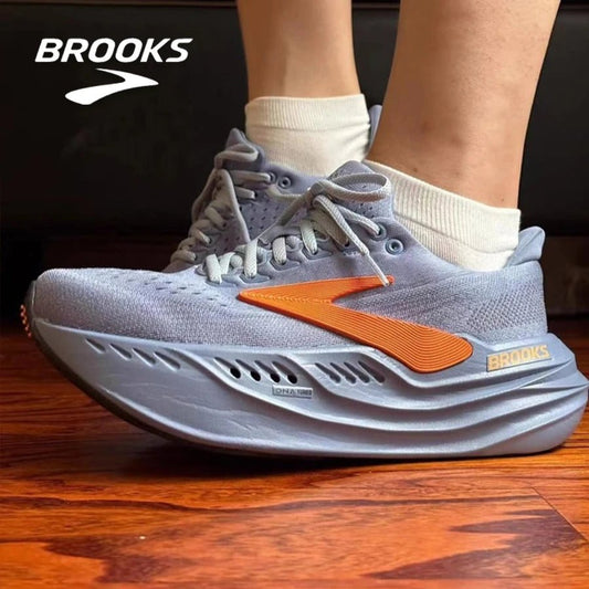 2025 BROOKS Men’s Glycerin Max Sneakers – Breathable Cushioned Training Shoes | Non - Slip, Wear - Resistant Casual Sports Footwear - SMARTMARTNZ