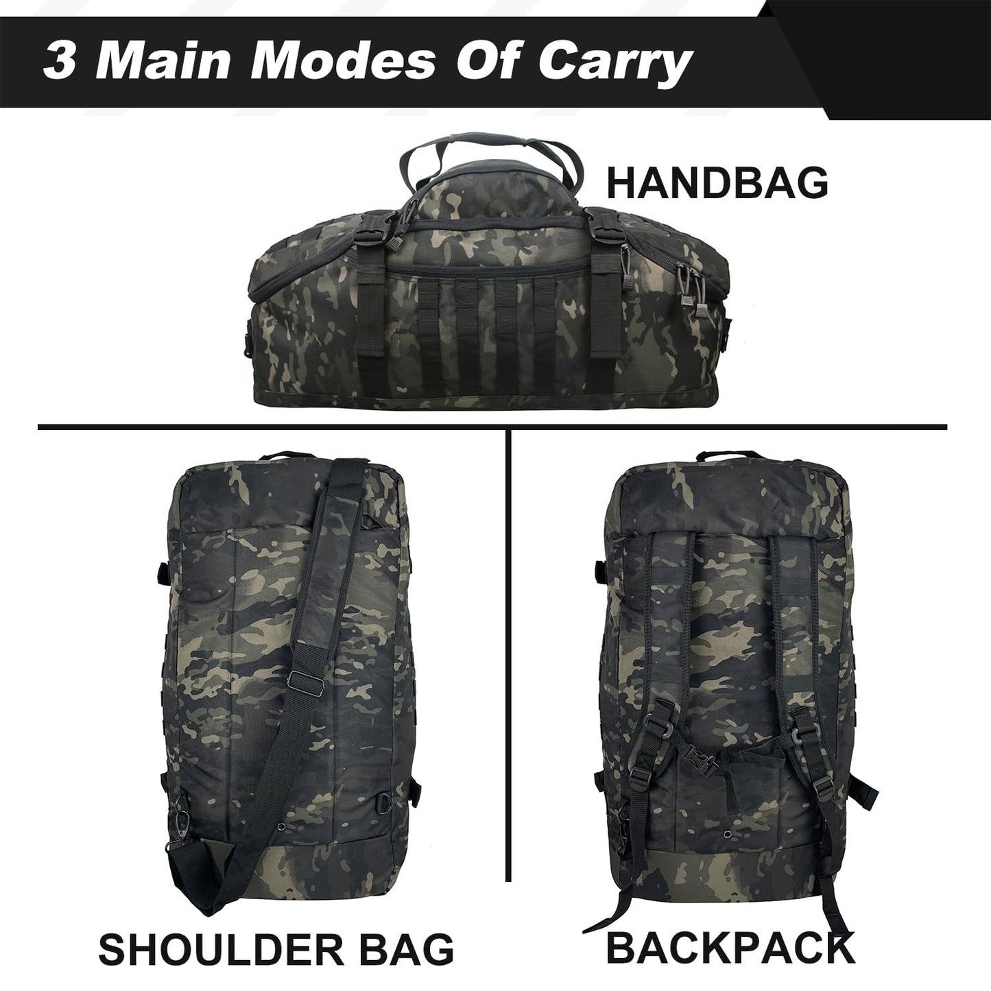 3 - in - 1 Deployment & Travel Duffle Bag - SMARTMARTNZ