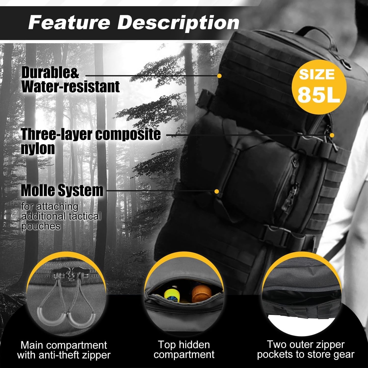 3 - in - 1 Deployment & Travel Duffle Bag - SMARTMARTNZ