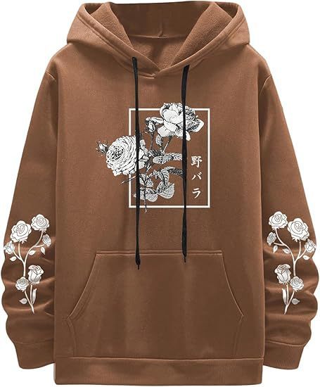 Fashion New Rose Print Casual Sweatshirt