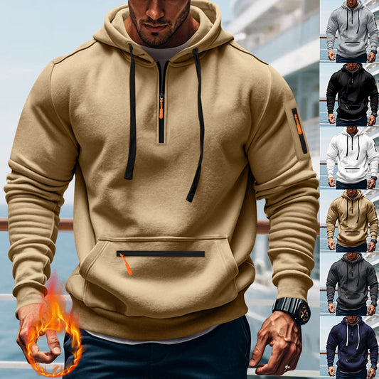 Casual Men’s Sports Cargo Coat – Regular Sleeve