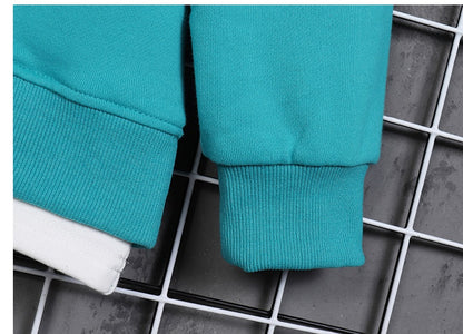 New Hoodie Men's Round Neck Pullover