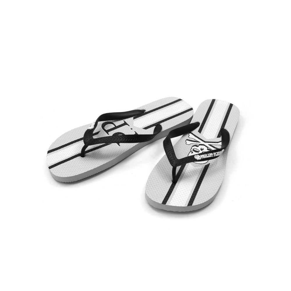Philipp Plein Gray Polyester Women Flip Flop