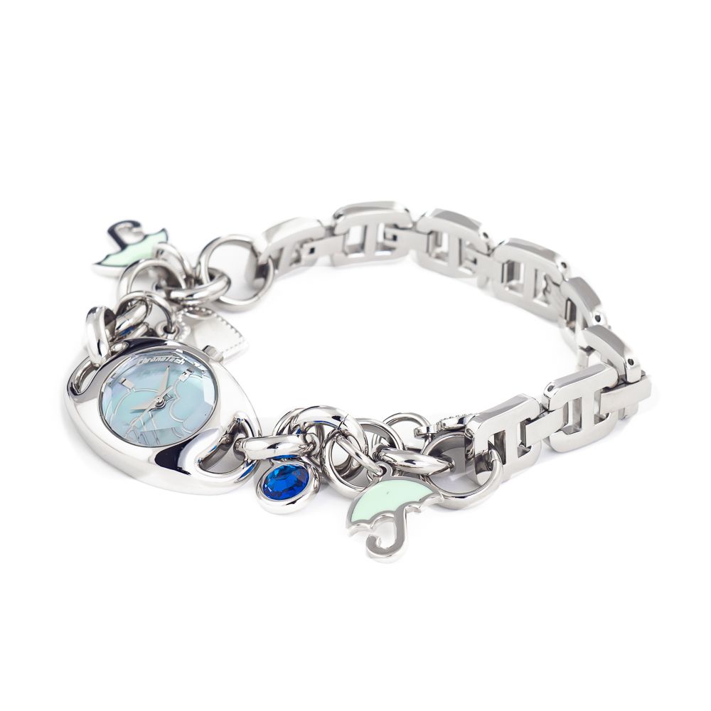 Chronotech Silver Stainless Steel Bracelet Watch