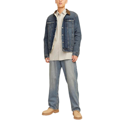 Jack Jones Blue Cotton Jackets & Coat