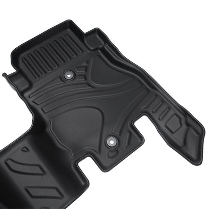 Car Floor Mats For J EEP Wrangler JL 2018 4 Doors Model, Waterproof And Stain-resistant TPE,Black 3 PCS. - Not Fit For Jeep Wrangler JK Or 4XE