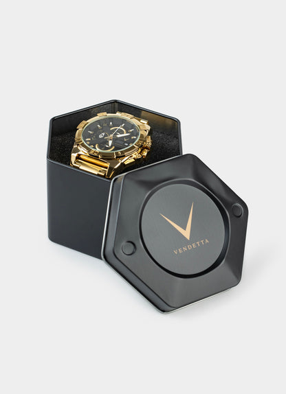 Sentinel Watch - Gold/Black