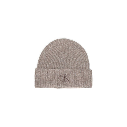 Calvin Klein Brown Marabou Caps Baseball Hat