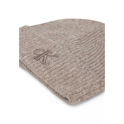 Calvin Klein Brown Marabou Caps Baseball Hat