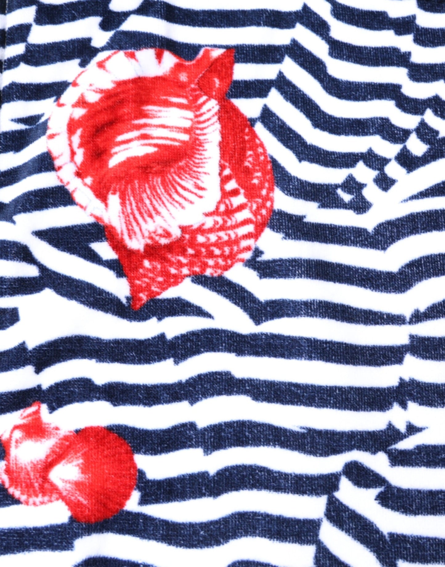 Dolce & Gabbana Multicolor Stripes Seashells Beach Towel