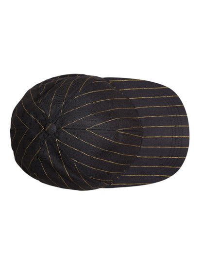 Dolce & Gabbana Brown Stripes Cotton 6 Panels Baseball Cap