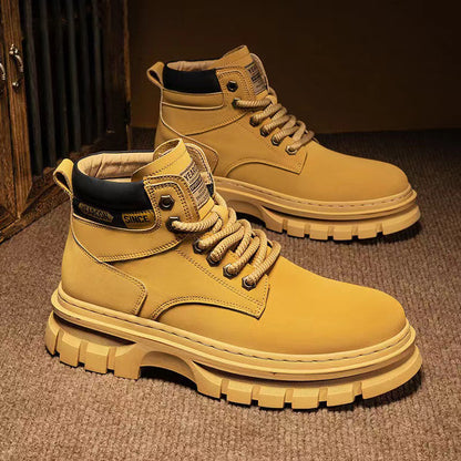 British Workwear Style Men’s Martin Boots