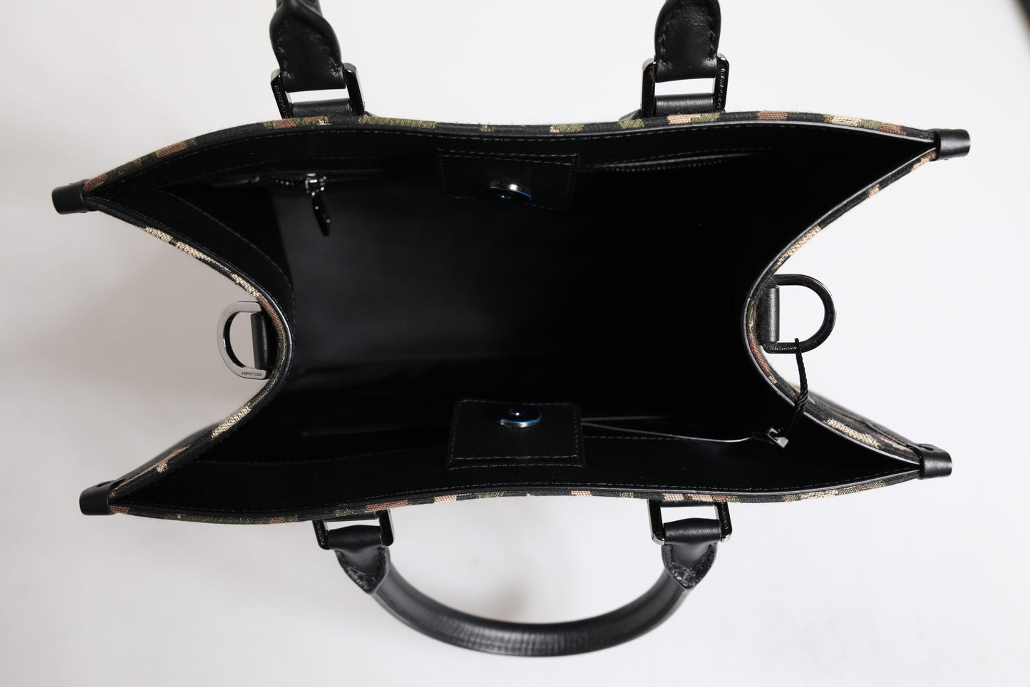 Dolce & Gabbana Multicolor Leopard Shopping Tote Shoulder Bag