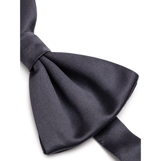 Dolce & Gabbana Gray Silk Bowtie