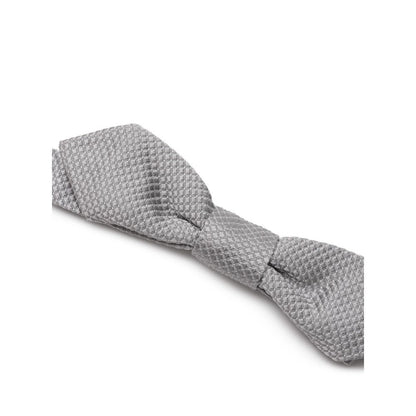 Dolce & Gabbana Gray Silk Bowtie
