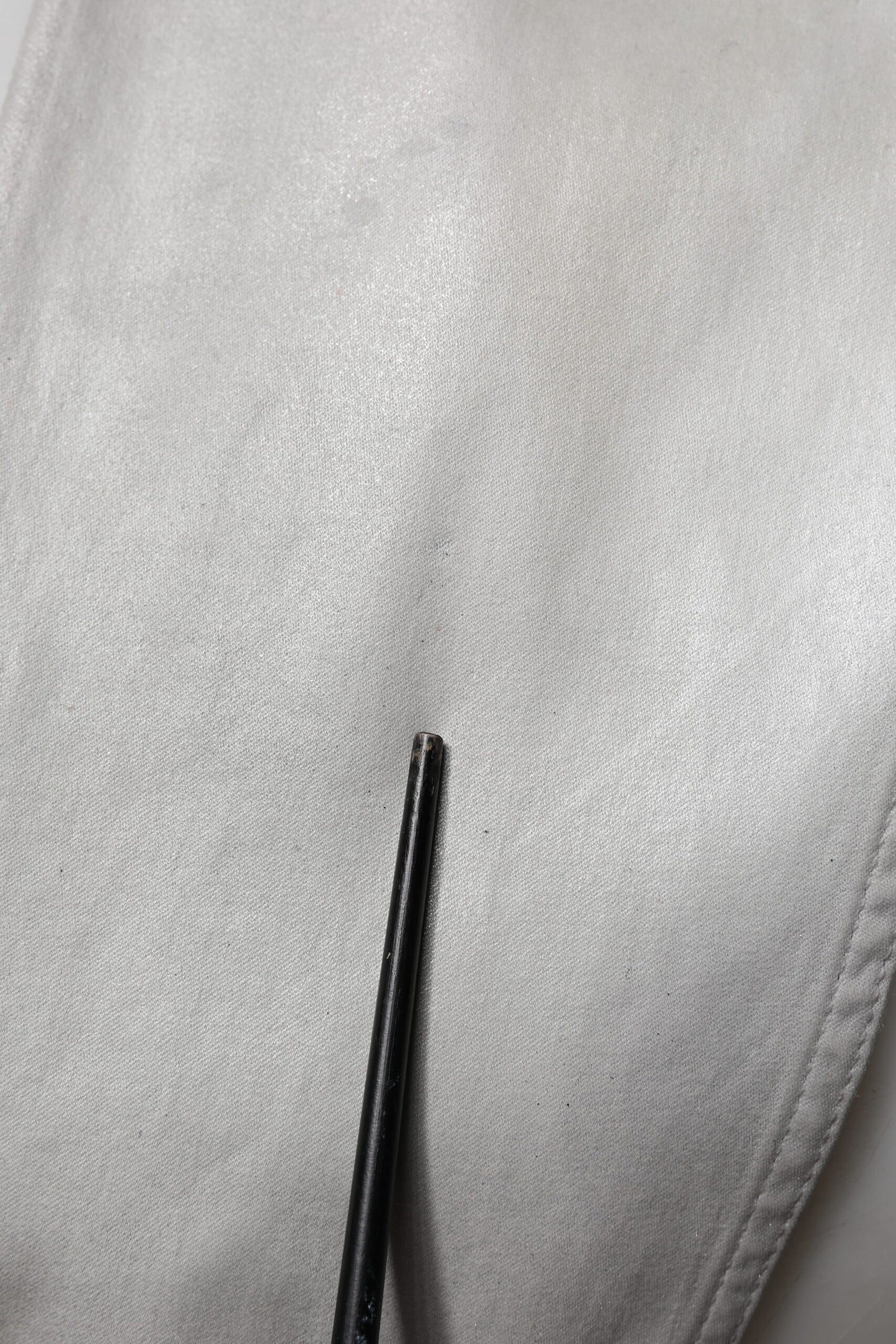 Dolce & Gabbana Metallic Gray Cotton Button Down Shirt