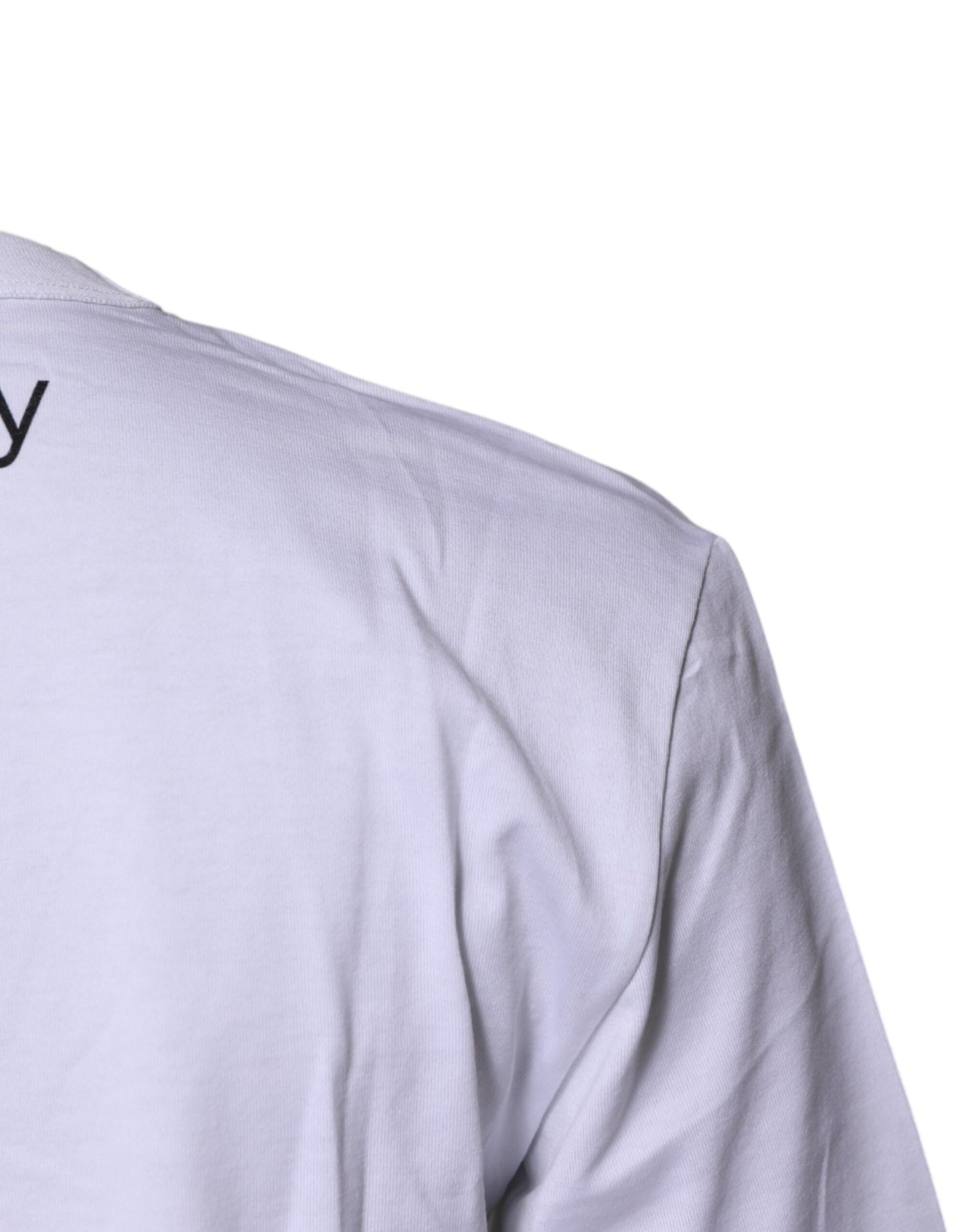 Dolce & Gabbana White #DGFamily Cotton Crew Neck T-shirt