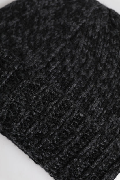 Dolce & Gabbana Gray Cashmere Knitted Winter Beanie Hat