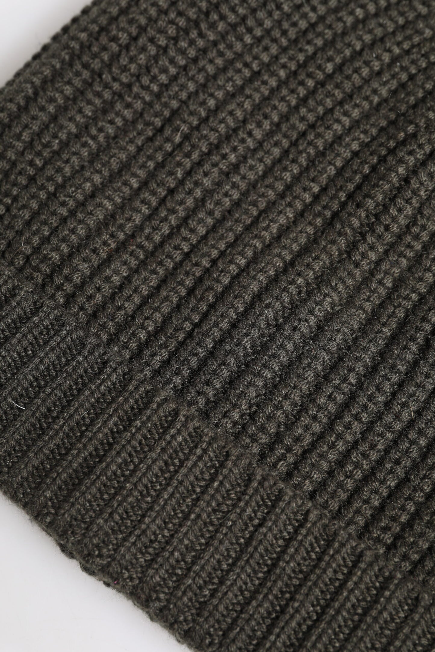 Dolce & Gabbana Dark Gray Cashmere Knit Winter Beanie Hat