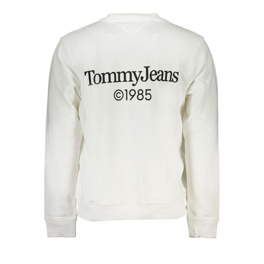 Tommy Hilfiger White Cotton Men Sweater
