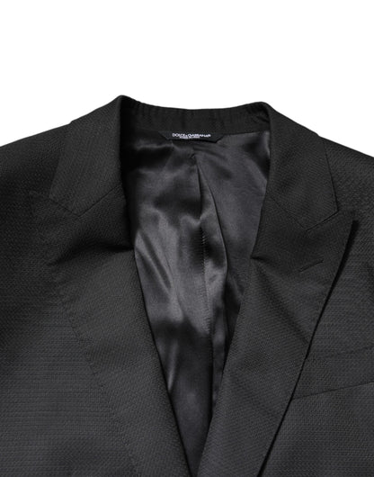 Dolce & Gabbana Black Single Breasted Formal 2 Piece Suit