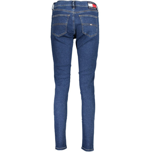 Tommy Hilfiger Blue Cotton Women Skinny Jean