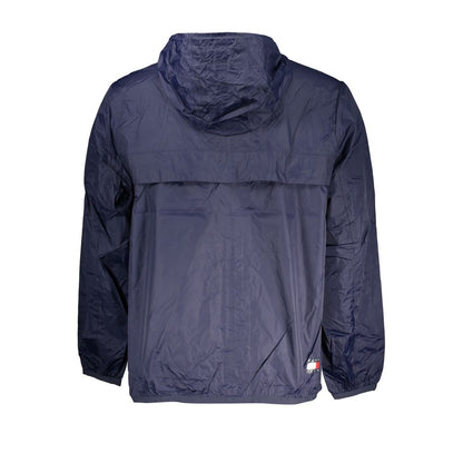 Tommy Hilfiger Blue Recycled Nylon Men Jacket