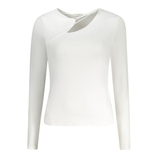 Guess Jeans White Polyester Women T-Shirt
