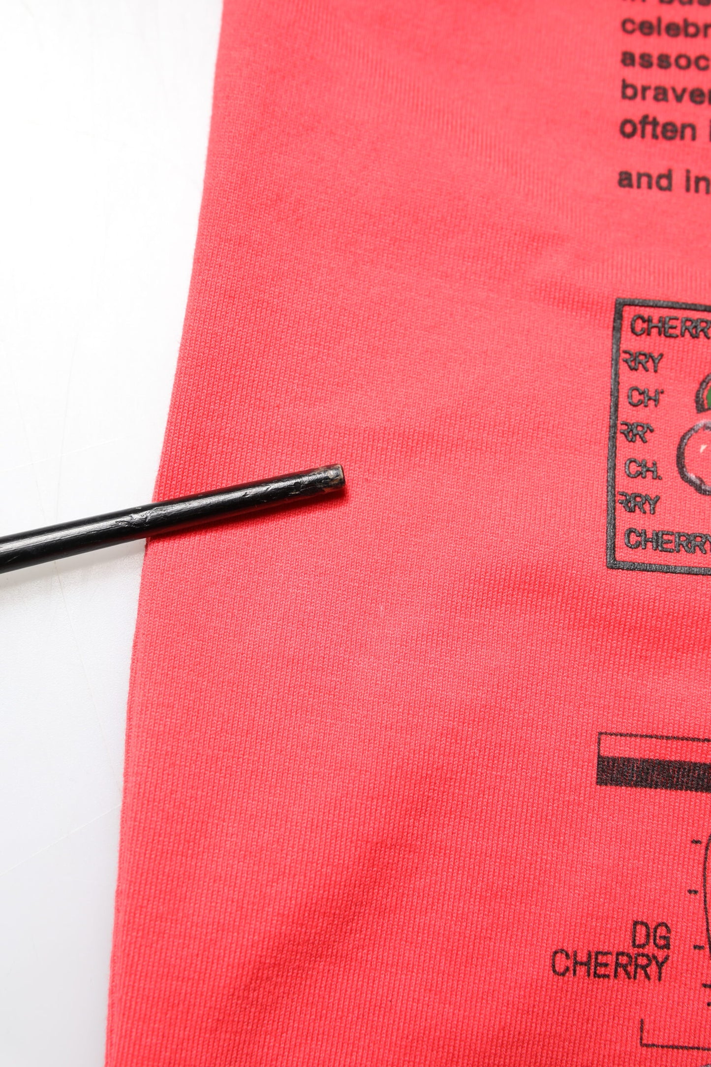 Dolce & Gabbana Red Cotton Lettering Print Crew Neck T-shirt