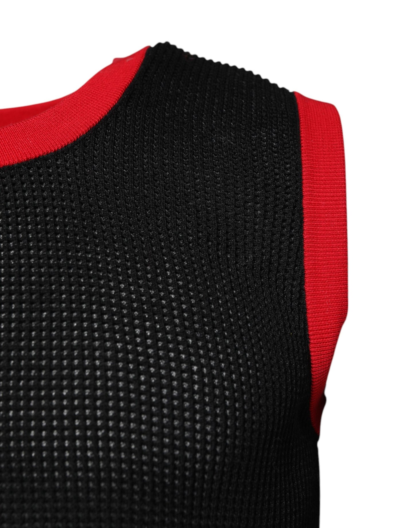 Dolce & Gabbana Black Cotton Slim Fit Round Neck T-shirt