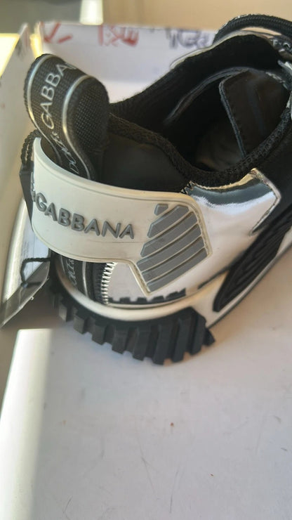 Dolce & Gabbana Multicolor Lace Up Low Top NS1 Sneakers Shoes