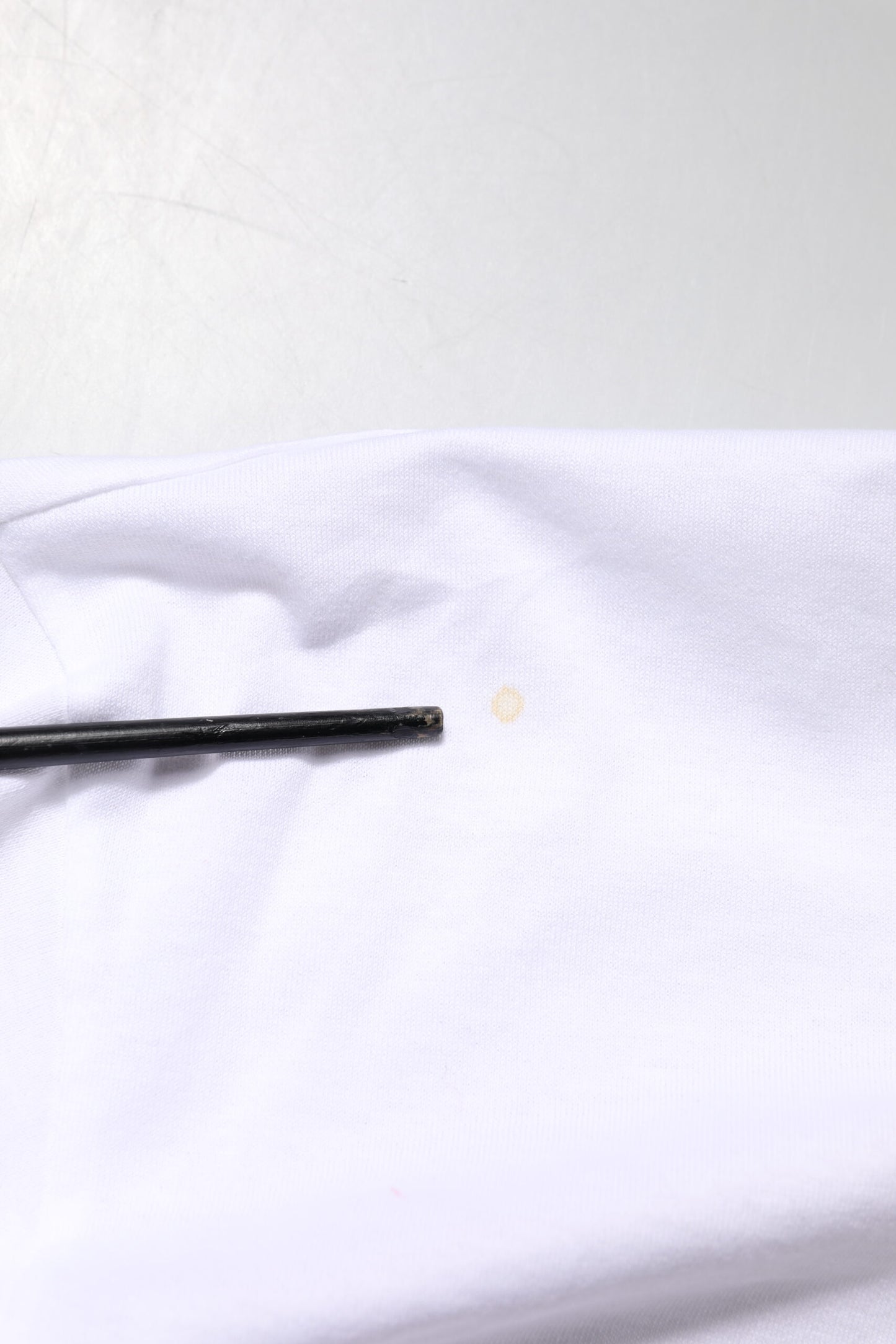 Dolce & Gabbana White Logo Embroidery Round Neck T-shirt