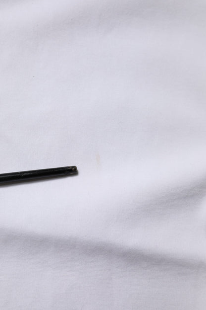 Dolce & Gabbana White Logo Embellish Short Sleeves T-shirt